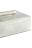Esperance Accessories Cardona Set of Two Grey Shagreen Effect Trinket Boxes House of Isabella UK