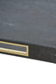Esperance Accessories Cardona Set Of Two Hexagonal Blue Shagreen Effect Trays House of Isabella UK