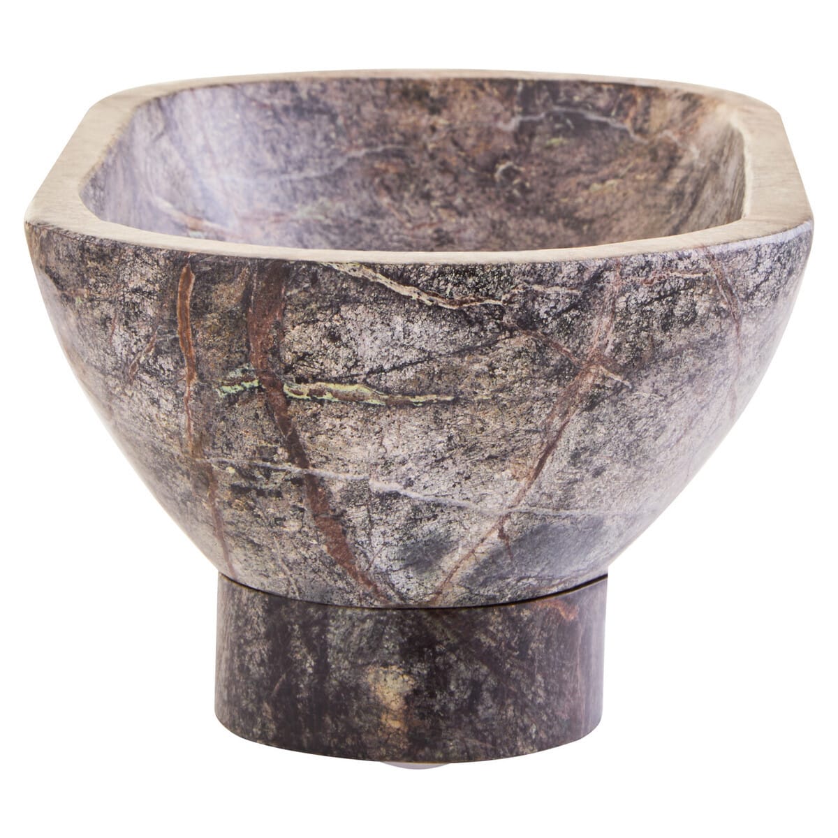 Esperance Accessories Fazio Forest Green Marble Pedestal Bowl House of Isabella UK