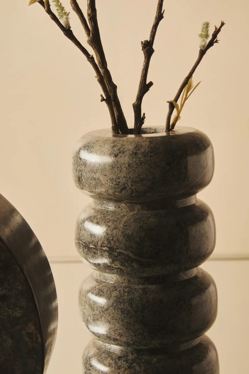 Esperance Accessories Fazio Forest Green Marble Vase House of Isabella UK