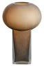 Esperance Accessories Gabi Large Opaque Brown Glass Vase House of Isabella UK