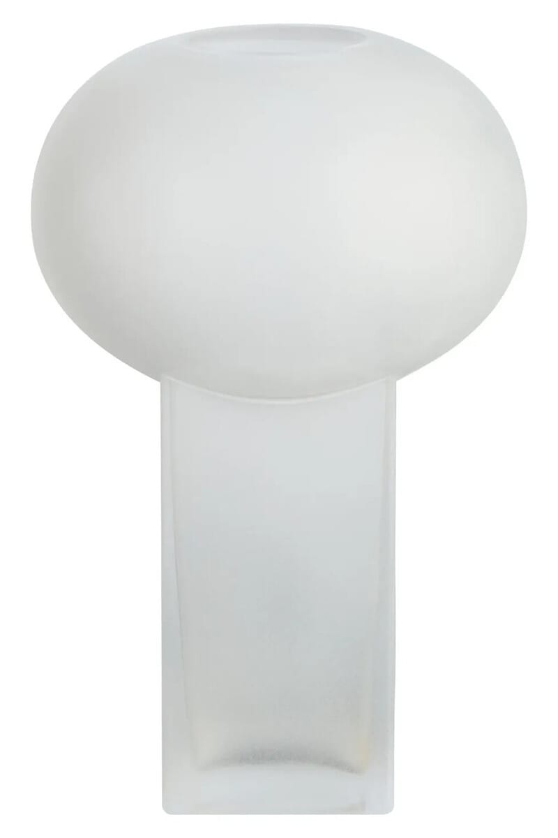 Esperance Accessories Gabi Large Opaque White Glass Vase House of Isabella UK