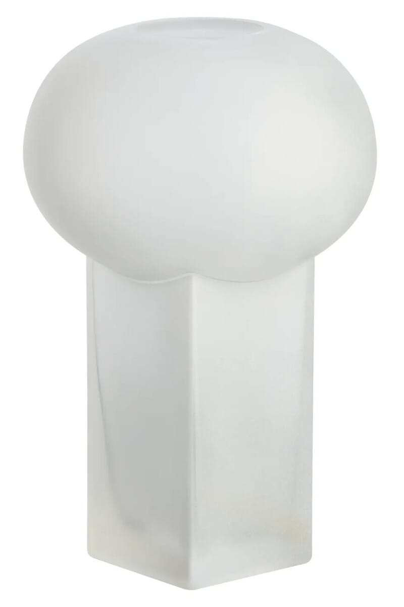 Esperance Accessories Gabi Large Opaque White Glass Vase House of Isabella UK