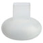Esperance Accessories Gabi Small Opaque White Glass Vase House of Isabella UK