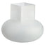 Esperance Accessories Gabi Small Opaque White Glass Vase House of Isabella UK