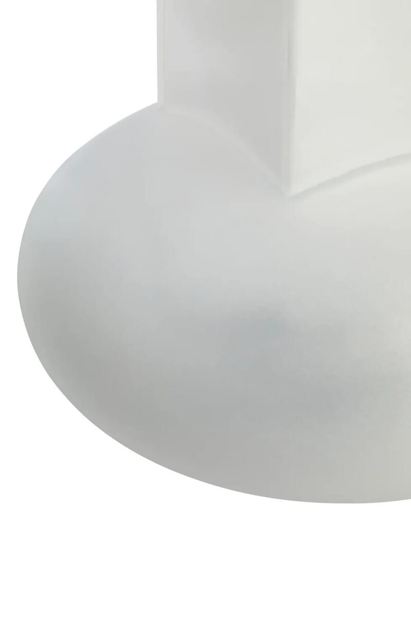 Esperance Accessories Gabi Small Opaque White Glass Vase House of Isabella UK