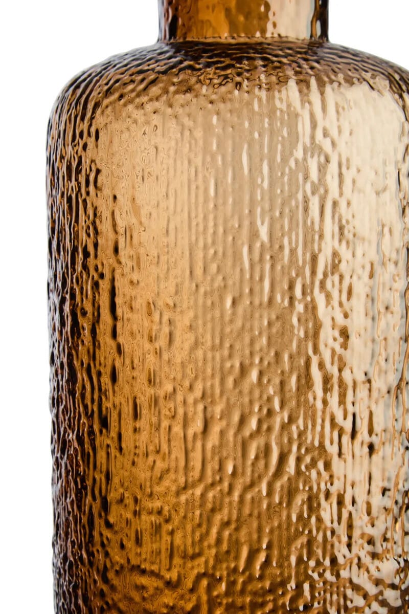 Esperance Accessories Galea Large Textured Brown Glass Bottle House of Isabella UK