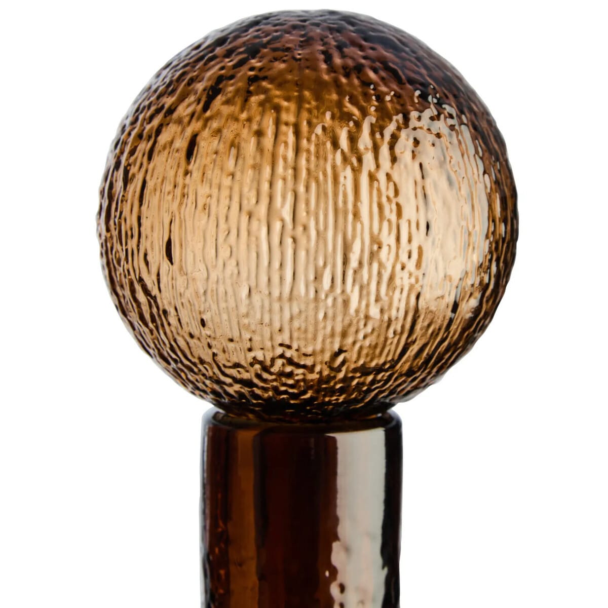 Esperance Accessories Galea Large Textured Brown Glass Bottle House of Isabella UK
