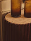Esperance Accessories Galea Small Textured Brown Glass Bottle House of Isabella UK