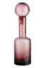 Esperance Accessories Galea Small Textured Pink Glass Bottle House of Isabella UK