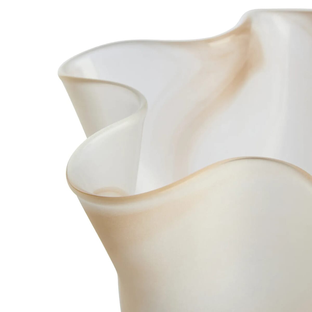 Esperance Accessories Galene Fluted Natural Glass Vase House of Isabella UK