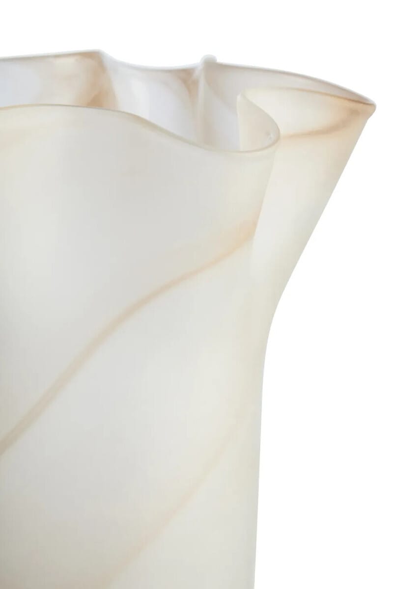 Esperance Accessories Galene Fluted Natural Glass Vase House of Isabella UK