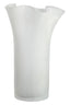 Esperance Accessories Galene Fluted White Glass Vase House of Isabella UK