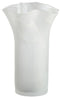 Esperance Accessories Galene Fluted White Glass Vase House of Isabella UK
