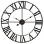 Esperance Accessories Genova 60cm Dia Black Metal Wall Clock House of Isabella UK