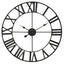 Esperance Accessories Genova 60cm Dia Black Metal Wall Clock House of Isabella UK