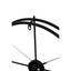 Esperance Accessories Kent 60cm Dia Large Black Finish Wall Clock House of Isabella UK