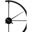 Esperance Accessories Kent 60cm Dia Large Black Finish Wall Clock House of Isabella UK