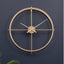 Esperance Accessories Kent 60cm Dia Large Gold Finish Wall Clock House of Isabella UK