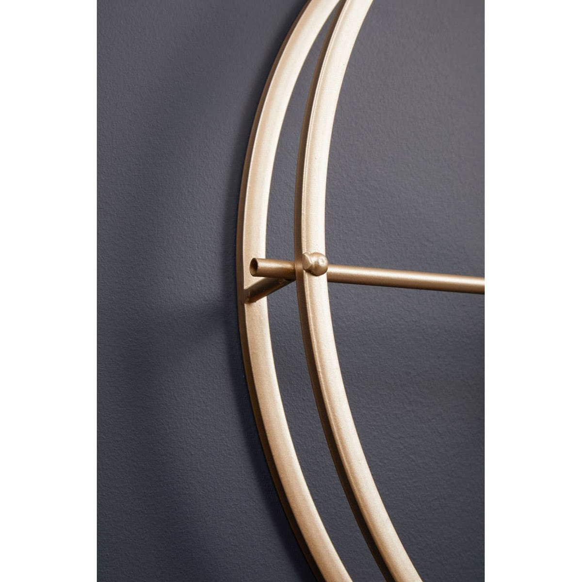 Esperance Accessories Kent 60cm Dia Large Gold Finish Wall Clock House of Isabella UK
