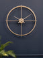Esperance Accessories Kent 60cm Dia Large Gold Finish Wall Clock House of Isabella UK