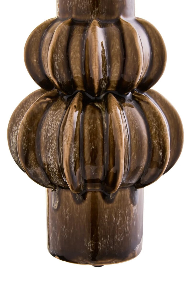 Esperance Accessories Kondo Brown Stoneware Bubble Vase House of Isabella UK