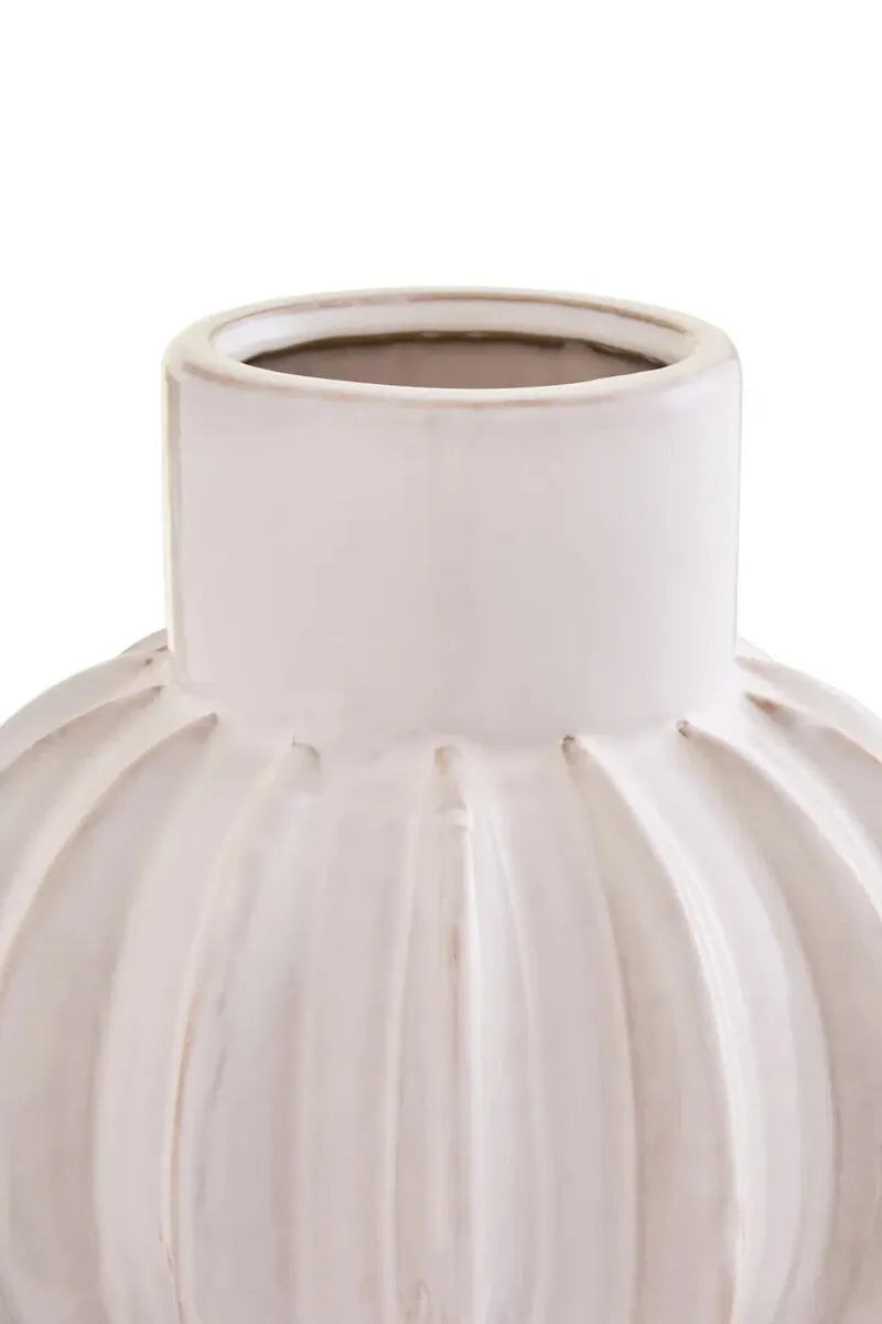 Esperance Accessories Kondo Cream Stoneware Bubble Vase House of Isabella UK
