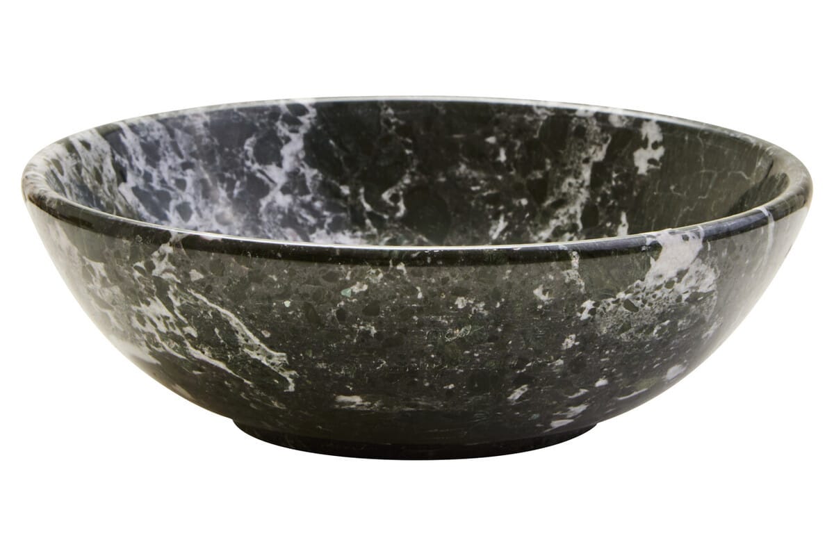 Esperance Accessories Marmore Greenish Black Marble Bowl House of Isabella UK