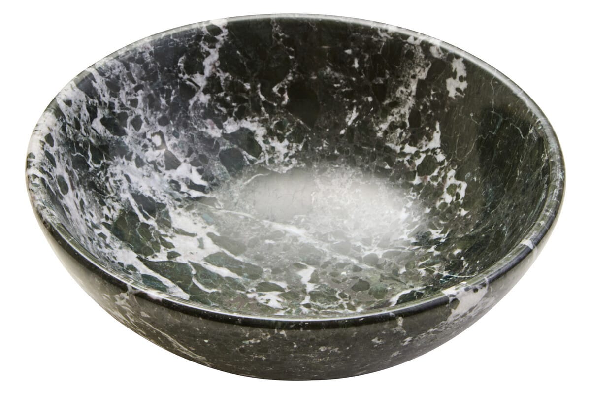 Esperance Accessories Marmore Greenish Black Marble Bowl House of Isabella UK