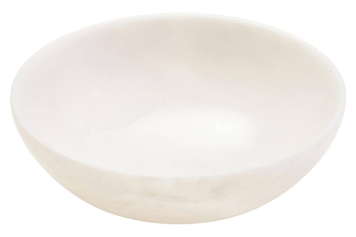 Esperance Accessories Marmore White Marble Bowl House of Isabella UK