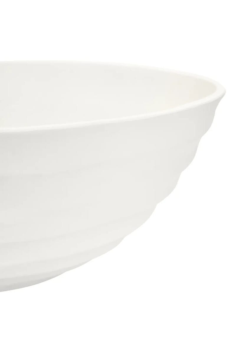 Esperance Accessories Mira Ivory Finish Rippled Bowl House of Isabella UK