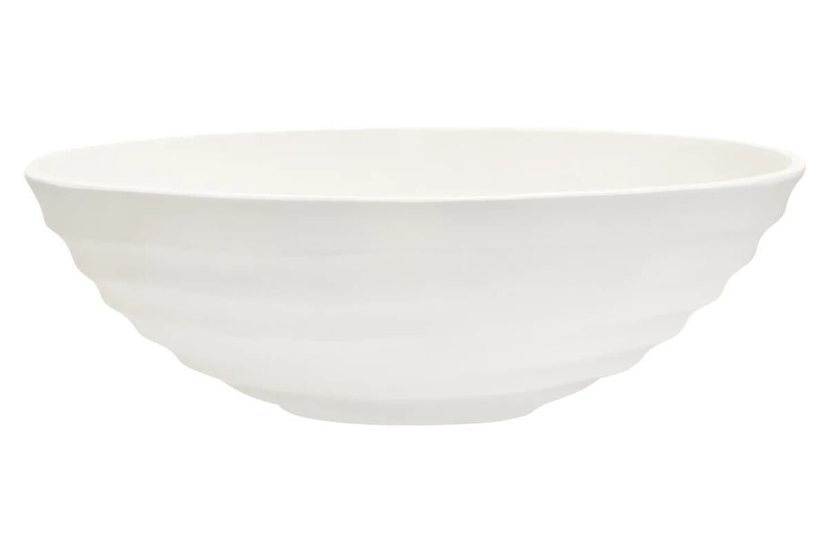 Esperance Accessories Mira Ivory Finish Rippled Bowl House of Isabella UK