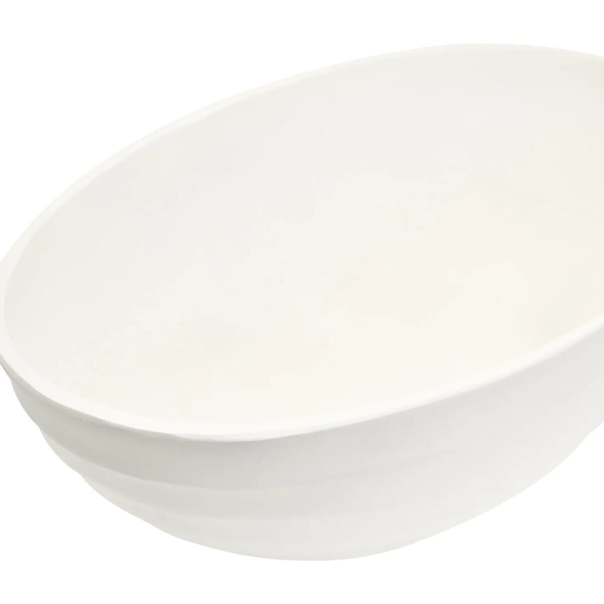 Esperance Accessories Mira Ivory Finish Rippled Bowl House of Isabella UK