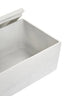Esperance Accessories Mira Large Ivory Finish Rippled Box House of Isabella UK