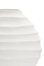 Esperance Accessories Mira Large Ivory Finish Rippled Round Vase House of Isabella UK