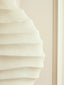 Esperance Accessories Mira Large Ivory Finish Rippled Round Vase House of Isabella UK
