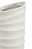 Esperance Accessories Mira Large Ivory Finish Rippled Vase House of Isabella UK