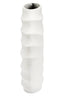 Esperance Accessories Mira Small Ivory Finish Rippled Round Vase House of Isabella UK