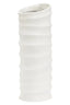 Esperance Accessories Mira Small Ivory Finish Rippled Vase House of Isabella UK