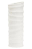 Esperance Accessories Mira Small Ivory Finish Rippled Vase House of Isabella UK