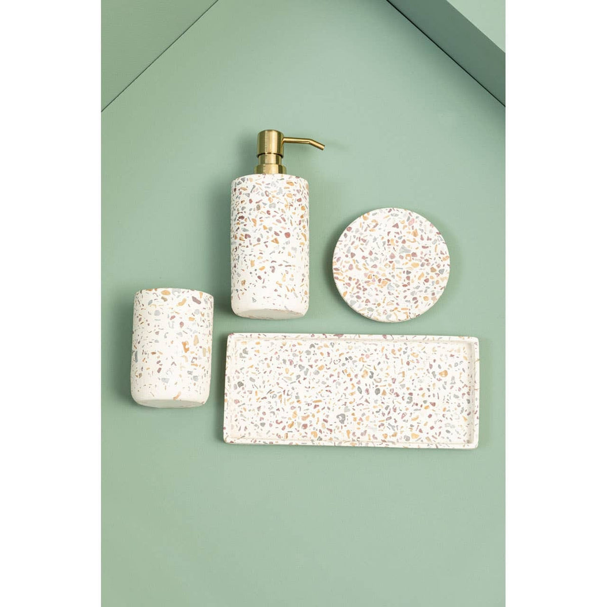 Esperance Accessories Mozie Terrazzo Effect Tray House of Isabella UK