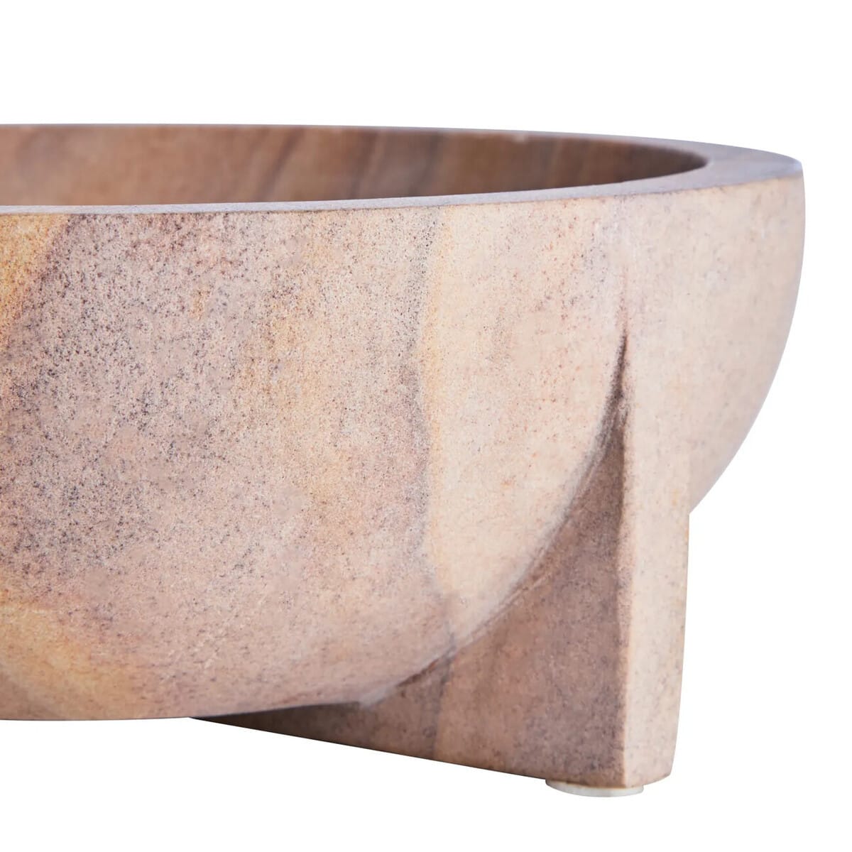 Esperance Accessories Pietra Rainbow Sandstone Pedestal Bowl House of Isabella UK