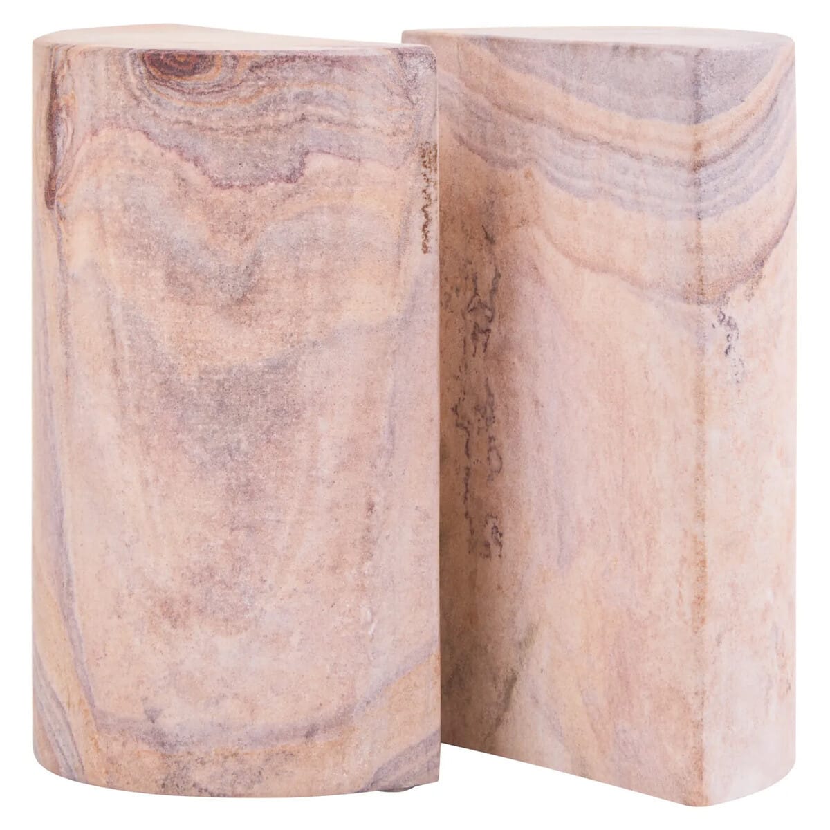Esperance Accessories Pietra Set of Two Rainbow Sandstone Bookends House of Isabella UK