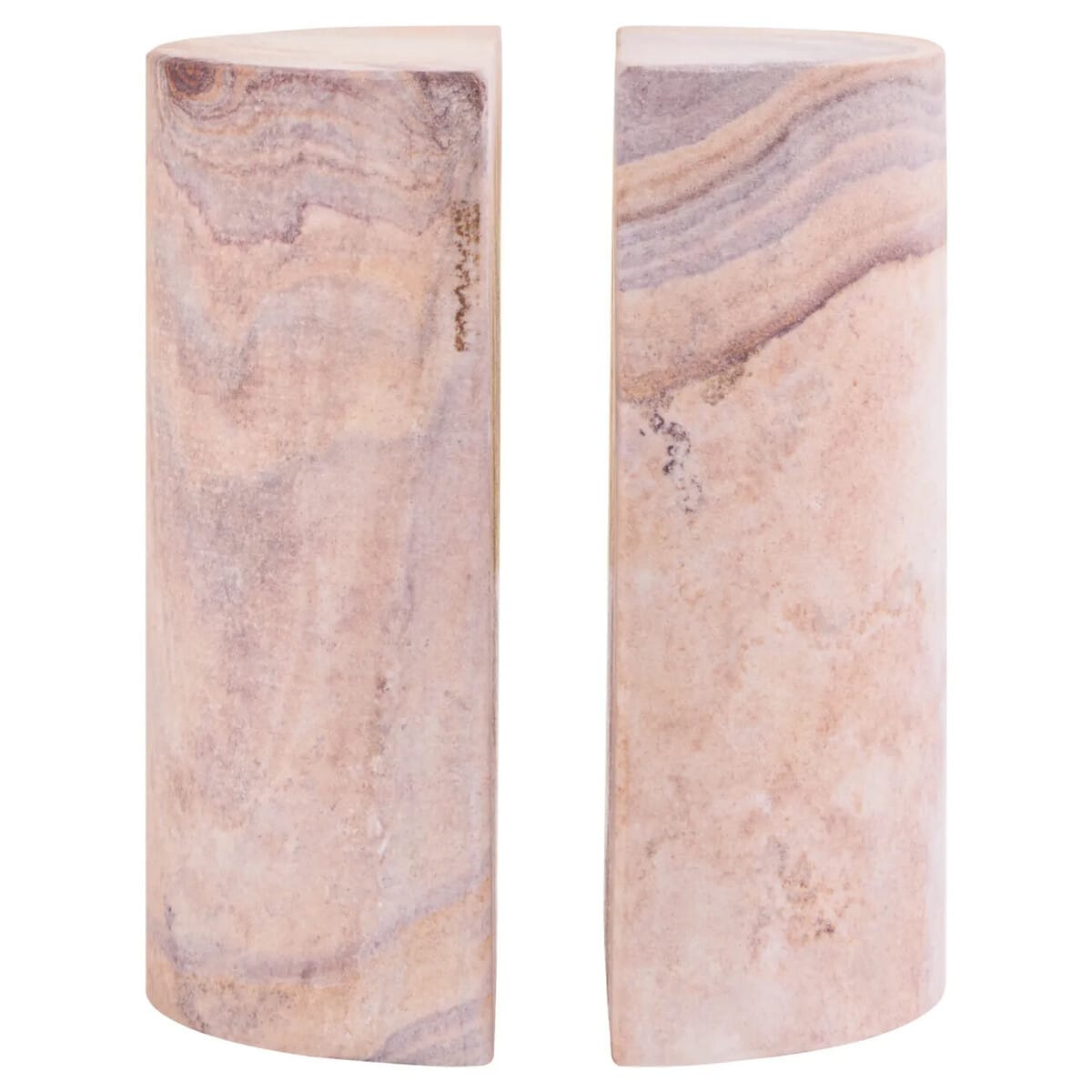 Esperance Accessories Pietra Set of Two Rainbow Sandstone Bookends House of Isabella UK