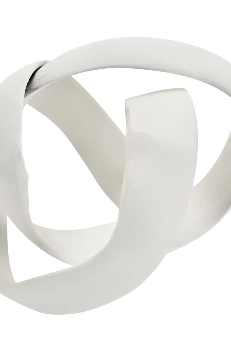 Esperance Accessories Prato Ivory Finish Knot Sculpture House of Isabella UK