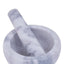 Esperance Accessories Salerno Grey Marble Bowl Shape Mortar and Pestle House of Isabella UK
