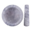 Esperance Accessories Salerno Grey Marble Bowl Shape Mortar and Pestle House of Isabella UK
