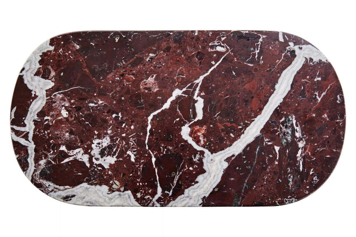 Esperance Accessories Salmo Oval Red Marble Serving Board House of Isabella UK