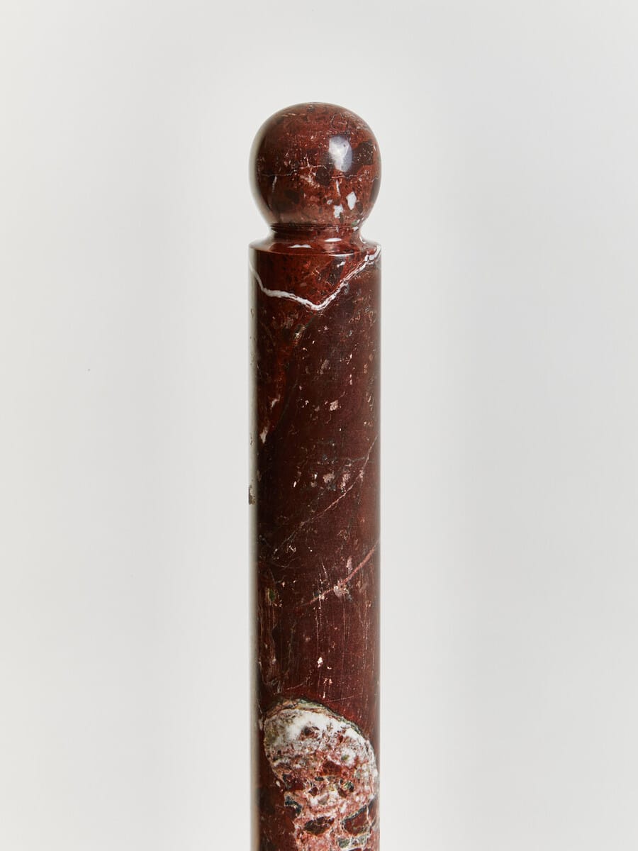 Esperance Accessories Salmo Red and White Marble Kitchen Roll Holder House of Isabella UK