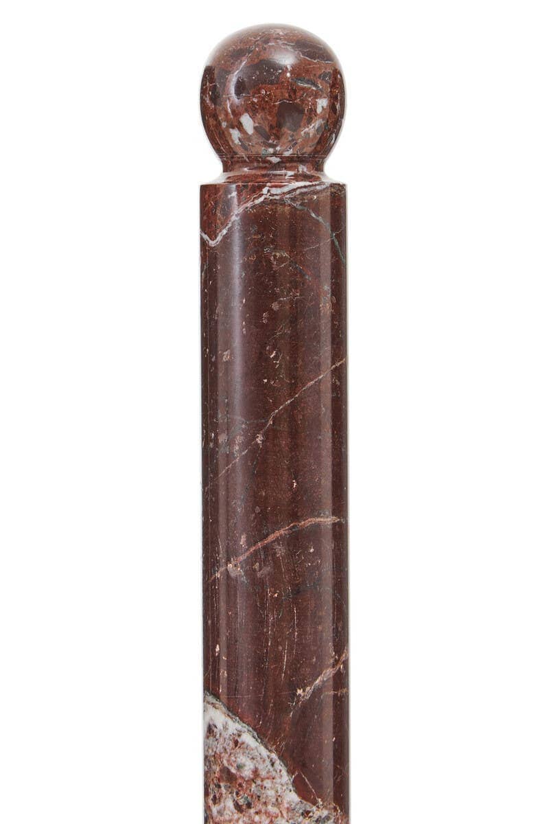 Esperance Accessories Salmo Red and White Marble Kitchen Roll Holder House of Isabella UK